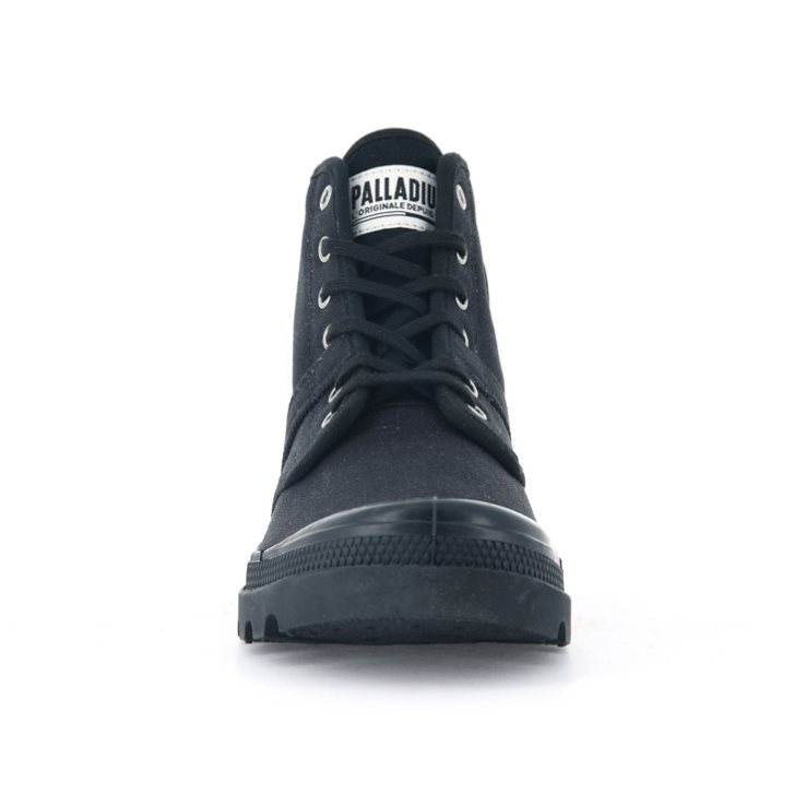 Bottes Palladium Pallabrousse Femme Noir | FR ELQ056U